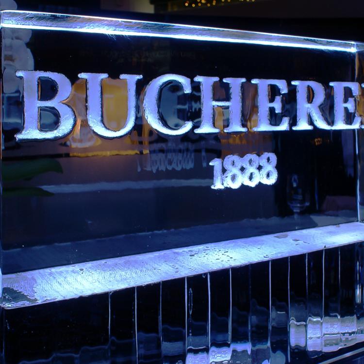 eisskulpturen.ch  Eislogo Bucherer