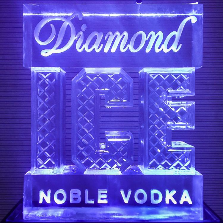 eisskulpturen.ch  Eislogo Diamond ICE