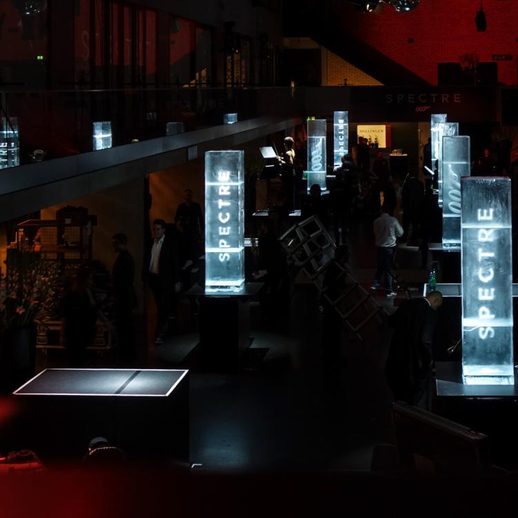 eisskulpturen.ch  Eislogo 007 Spectre