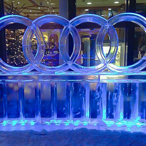 eisskulpturen.ch  Eislogo Audi