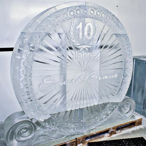eisskulpturen.ch - eislogo - Saus und braus