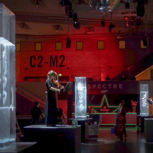 eisskulpturen.ch  Eislogo 007 Spectre