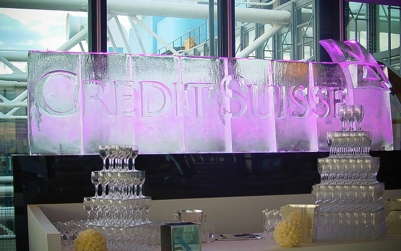 eisskulpturen.ch - eislogo - Credit Suisse