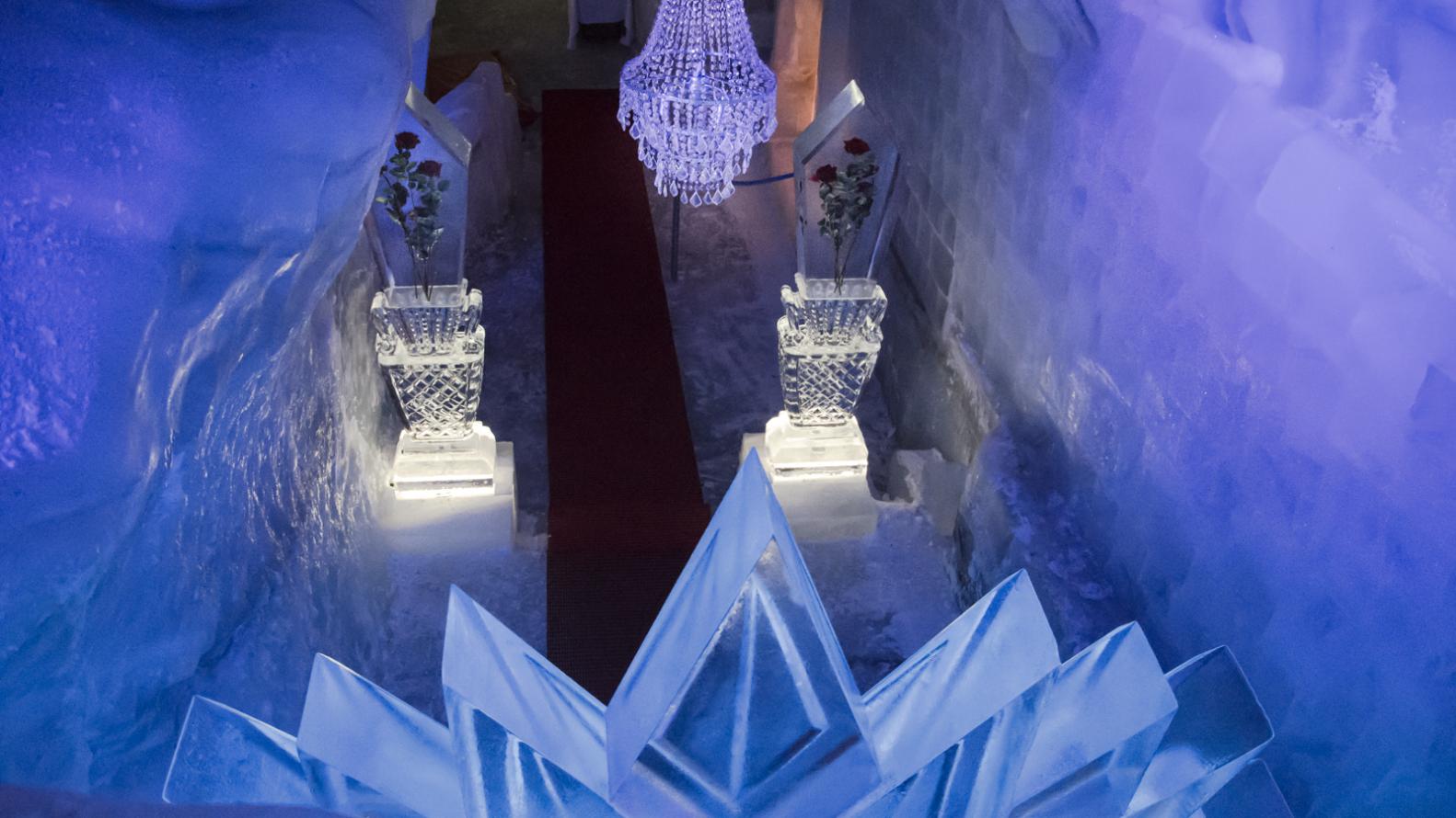 eisskulpturen.ch - projekt eispavillon saas fee, eispalast
