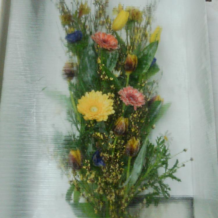 Eisskulpturen_eingefrorene Blumen