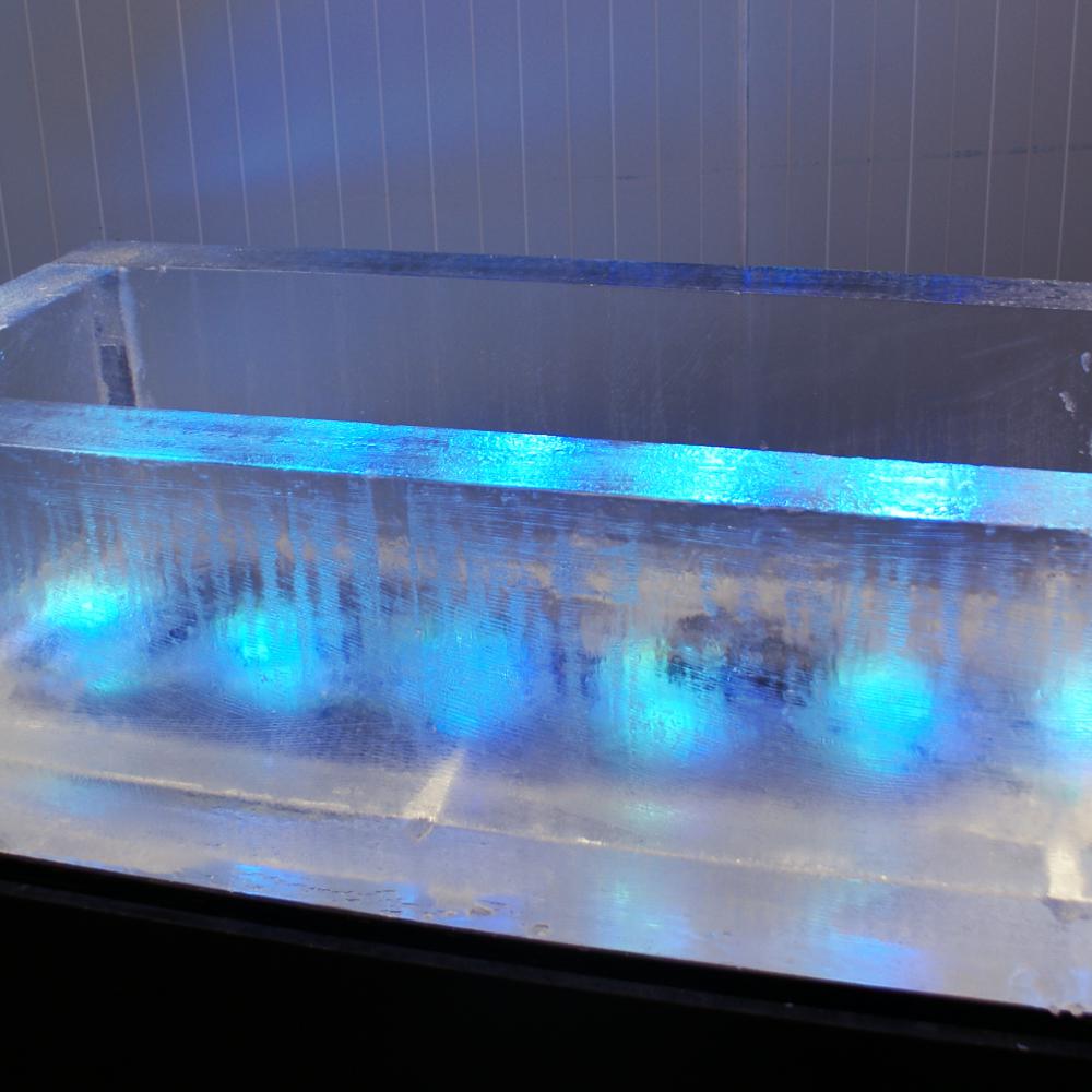 eisskulpturen. Eiswanne